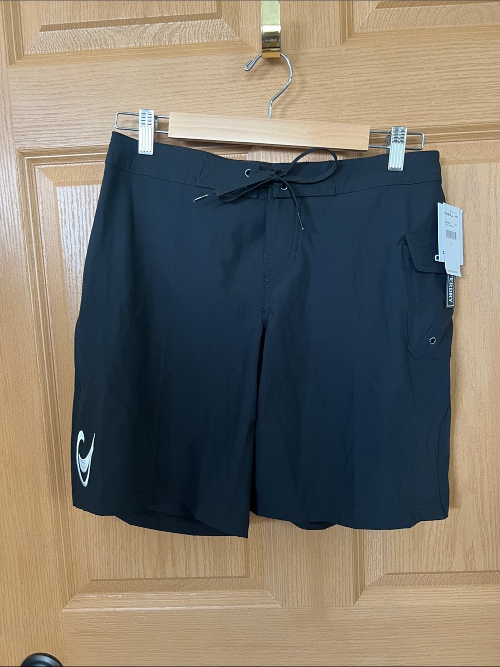 NWT O'Neill Hyperfreak Black Board Shorts with Logo